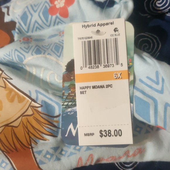 Disney Moana girl set size 6X - Picture 8 of 10